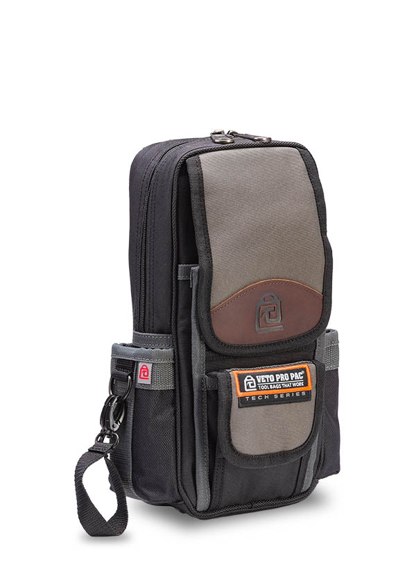 BOSS - Flap-closure backpack in recycled fabric with logo patch