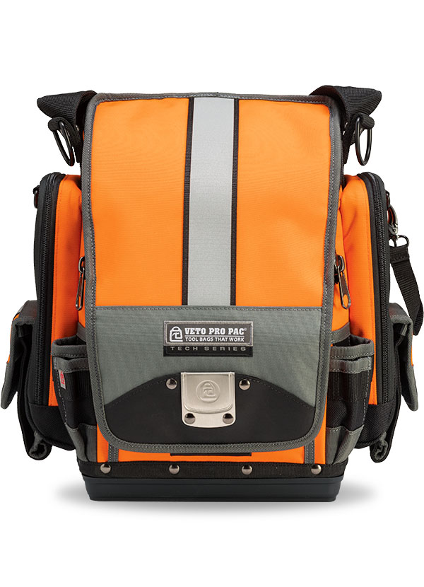Tech Pac Hi-Viz Yellow Backpack Tool Bag
