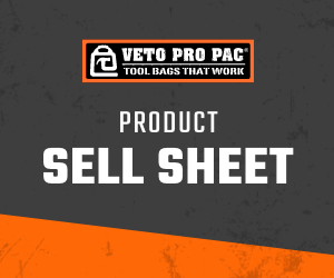 Veto Pro Pac Tech-Pac Black  TOMACO: The Tool Marketing Company