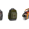 Pictured from right to left: Veto Tech Pack Backpack, EDC Pac LCB Olive, and HB-XL Firehouse Hydrant Bag