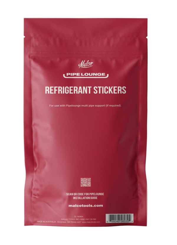 PipeLounge PLRS Refrigerant Sticker (Pack of 100)