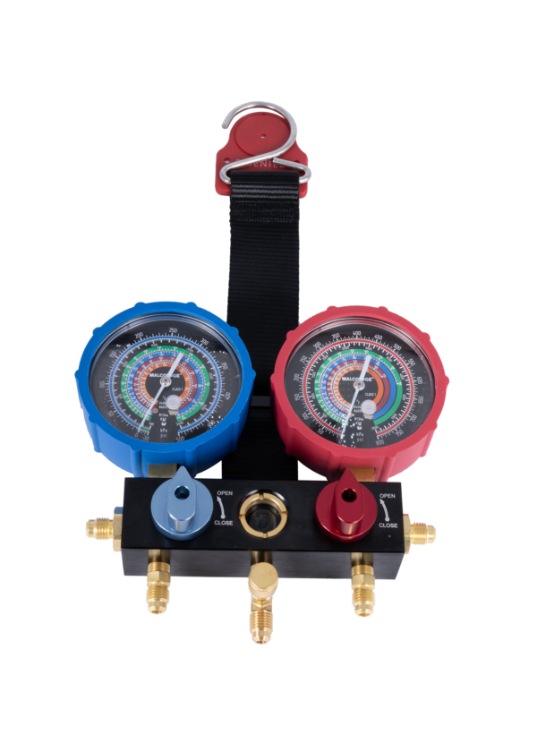 Multi-Gas 2 Valve Manifold - R22, R134A, R404A, R407C
